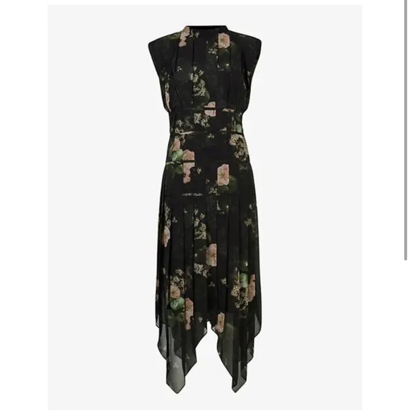 NWT All Saints Coco Asago Dress size 2 - Picture 1 of 8